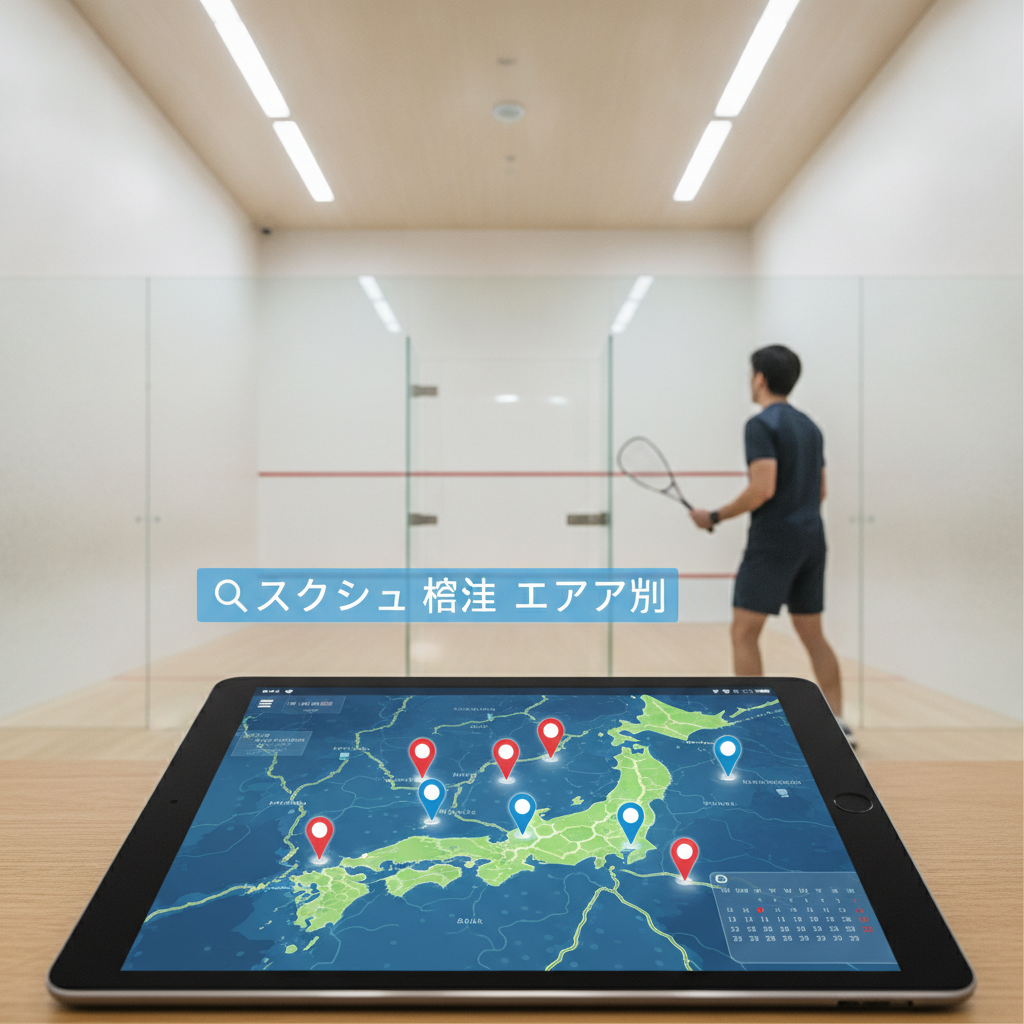 スカッシュ施設検索 エリア別ガイド:上達と継続を叶える戦略的選び方